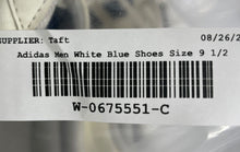 Load image into Gallery viewer, Adidas Womens VL Court Base JI1766 White Blue Lace-Up Sneaker Shoes Size 9.5