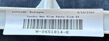 Load image into Gallery viewer, Sandro Mens Blue Flat Front Slash Pockets Straight Leg Dress Pants Size 44