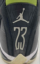 Load image into Gallery viewer, Authentic Nike Mens Air Jordan 14 487471-005 Black Lace-Up Sneaker Shoes Size 8