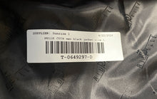 Load image into Gallery viewer, Pelle Cuir Mens Black Genuine Leather Long Sleeve Front Zip Parka Jacket Size L