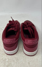Load image into Gallery viewer, Nike Kids Dunk Low FB9109-602 Red Leather Lace-Up Sneaker Shoes Size 3.5Y