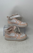 Load image into Gallery viewer, Nike Unisex Kids Court Borough Mid 2 CD7783-122 Pink White Sneakers Shoes 13.5C