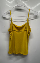 Load image into Gallery viewer, Forever 21 Womens Yellow Sleeveless Square Neck Regular Fit Camisole Top Size M