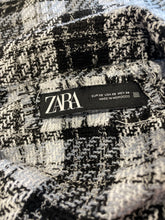 Load image into Gallery viewer, Zara Womens Jacket Black White Size XS
