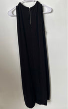 Load image into Gallery viewer, Adrienne Vittadini Womens Black Sleeveless Round Neck Back Zip Maxi Dress Size M