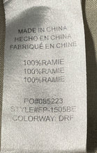 Load image into Gallery viewer, Bebe Womens Beige Flat Front Pockets Wide Leg Trouser Pants Size 8
