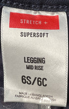 Load image into Gallery viewer, Express Womens Blue Red Side Stripe Mid Rise Legging Skinny Jeans Size 6S