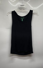 Load image into Gallery viewer, Ralph Lauren Womens Black Round Neck Sleeveless Blouse Top Size Medium
