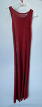 Load image into Gallery viewer, Zara Womens Red Sleeveless Round Neck Knitted Stretch Maxi Dress Size Medium
