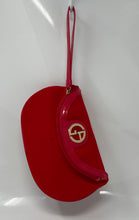 Load image into Gallery viewer, Giorgio Armani Beauty Womens Red Zipper Dome Wristlet Makeup Cosmetic Bag
