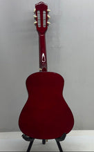 Load image into Gallery viewer, Ashthorpe Model B21 Dark Red Small Size Acoustic Guitar With Gig Bag
