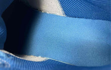 Load image into Gallery viewer, Nike Kids Air Jordan 1 Mid White Gray Blue Lace-Up Sneaker Shoes Size 5.5Y