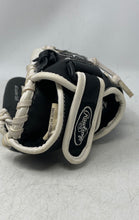 Load image into Gallery viewer, Rawlings HFP120BW Black White All Leather Shell 12 Inch Baseball Glove