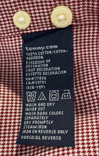 Load image into Gallery viewer, Tommy Hilfiger Mens Purple Mini Houndstooth Collared Button-Up Shirt Size XXL
