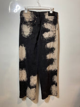 Load image into Gallery viewer, Forever 21 Mens Black Beige Tie Dye Denim Pockets Straight Leg Jeans Size 32