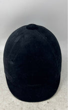 Load image into Gallery viewer, Fouganza Black Velvet Equestrian Headgear Horse Riding Safety Helmet Size M