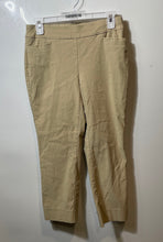Load image into Gallery viewer, Chico's Womens Beige Pockets Elastic Waist High Rise Pull-On Cropped Pants Sz 0P