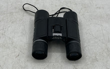 Load image into Gallery viewer, Bushnell Black 10x25 Coated Optics Foldable Compact Binoculars In Case
