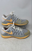 Load image into Gallery viewer, Nike Womens Vapor 9 Tour 543223-018 White Gray Light Orange Sneakers Shoes Sz 7