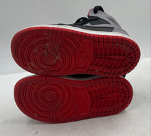 Load image into Gallery viewer, Authentic Nike Kids Air Jordan 1 Mid DQ8425-006 Gray Black Red Sneakers Size 7C