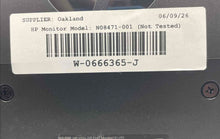 Load image into Gallery viewer, HP Model HSD-0127-Q N08471-001 Black Portable Computer Monitor Not Tested