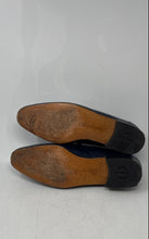 Load image into Gallery viewer, Paul Chardo Mens Blue Leather Round Toe Slip-On Loafers Shoes Size 29