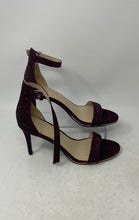 Load image into Gallery viewer, Marc Fisher Womens Betye Red Open Toe Adjustable Ankle Strap Heels Size 8 M