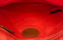 Load image into Gallery viewer, Fossil Womens Brown Orange Adjustable Strap Shoulder Crossbody Handbag