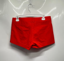 Load image into Gallery viewer, Tory Burch Womens Orange Flat Front Pockets Casual Bermuda Shorts Size 4