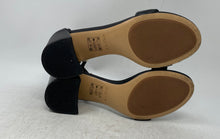 Load image into Gallery viewer, Aldo Womens Black Leather Open Toe Block Heel Ankle Strap Sandals Size 7.5