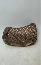 Load image into Gallery viewer, Elliott Lucca Womens Brown Leather Zipper Braided Slouchy Shoulder Handbag