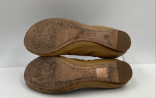 Load image into Gallery viewer, Authentic Tory Burch Womens Beige Leather Slip-On Ballet Flats Size 8 Worn