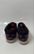 Load image into Gallery viewer, Nike Kids Court Borough Mid 2 Black Red Leather Sneaker Shoes Size 12.5C