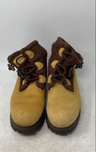 Load image into Gallery viewer, Timberland Mens Brown Leather Drawstring Closed Toe Ankle Combat Boots Size 7 M
