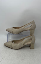Load image into Gallery viewer, Cole Haan Womens Beige Pointed Toe Slip-On Block Pump Heels Size 7B