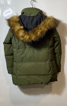 Load image into Gallery viewer, Zara Womens Green Removable Hood Long Sleeve Full-Zip Puffer Jacket Size S