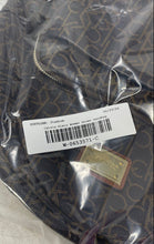 Load image into Gallery viewer, Calvin Klein Womens Brown Signature Print Leather Adjustable Strap Backpack
