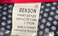 Load image into Gallery viewer, Benson Mens Navy Blue Dot Printed Long Sleeve Collared Button-Up Shirt XL W/Tags