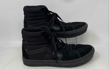 Load image into Gallery viewer, Vans Unisex Sk8-Hi 721356 Black Round Toe Lace-Up Sneakers Shoes Size M10.5 W12