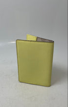 Load image into Gallery viewer, Kate Spade New York Womens Yellow Leather Flap Mini Passport Card Holder