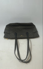 Load image into Gallery viewer, Michael Kors Womens Marilyn Gold & Black Monogram Double Handle Zip Top Tote Bag