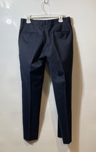 Load image into Gallery viewer, Egara Mens Blue Wool Flat Front Pockets Straight Leg Dress Pants Size 32 Waist
