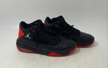 Load image into Gallery viewer, Nike Boys Air Jordan Max Aura 2 CN8094-060 Black Red Sneakers Shoes Size 3.5Y