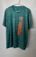 Load image into Gallery viewer, Nike Mens Green Heather Miami Dolphins Dri-Fit NFL T-Shirt Size XL