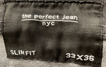 Load image into Gallery viewer, The Perfect Jean NYC Mens Gray Slim Fit Belt Loops Skinny Jeans Sz 33X36 W/Tags