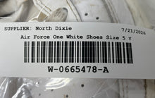 Load image into Gallery viewer, Nike Kids Air Force 1 Low White Low Top Lace-Up Sneaker Shoes Size 5Y