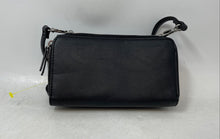 Load image into Gallery viewer, Nine West Womens Black Zipper Inner Pockets Adjustable Strap Crossbody Bag