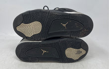Load image into Gallery viewer, Nike Unisex Kids Air Jordan 4 Retro White Black Sneaker Shoes 1.5Y No Insoles