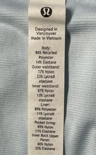 Load image into Gallery viewer, Lululemon Womens Light Blue Speed Up High-Rise Running Athletic Shorts Size 2