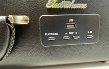 Load image into Gallery viewer, Electrohome Eanos 300 Black USB SD Aux Home Audio Stereo Turntable Untested